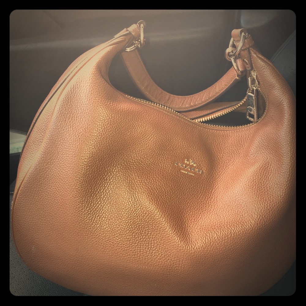 Coach leather handbag